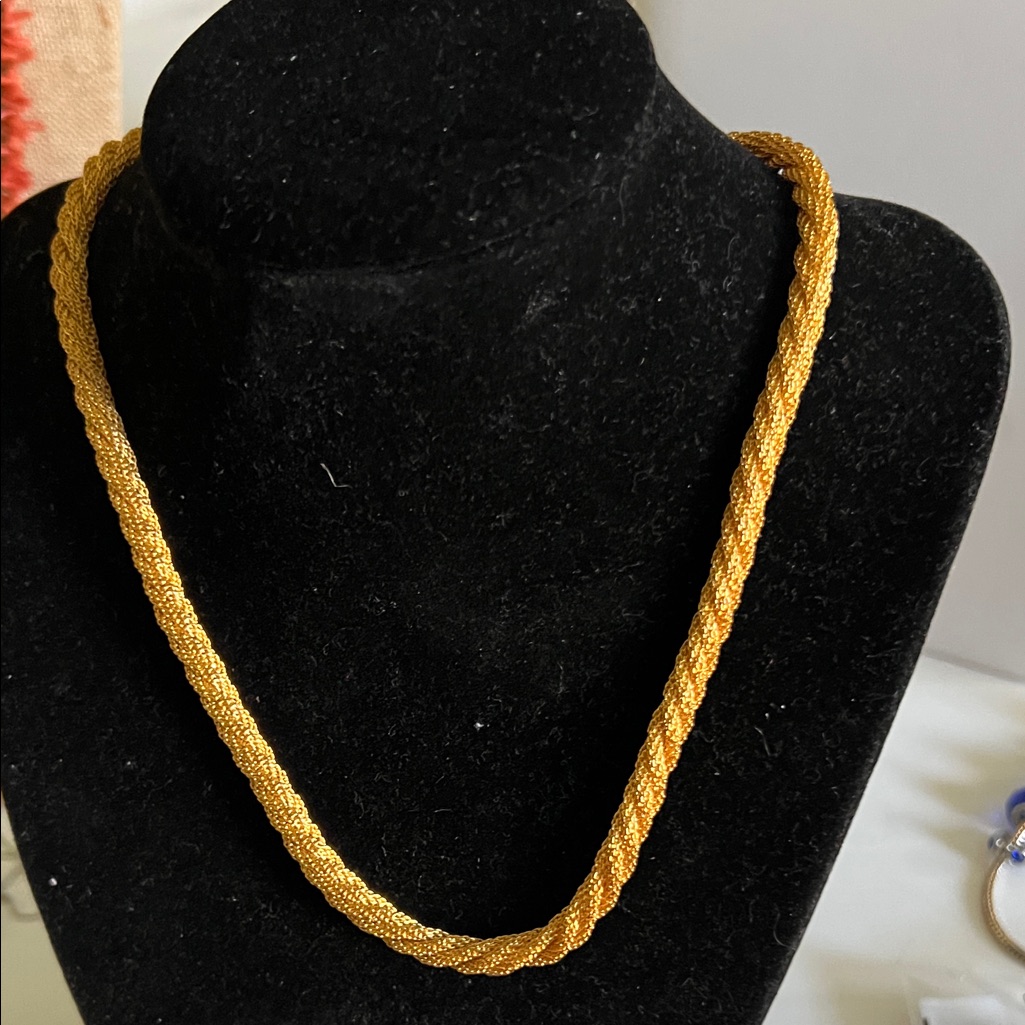 Not Rated Gold Braided Necklace